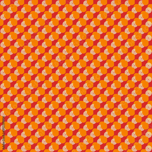 Warm Tones Abstract Seamless Pattern Background vector background
