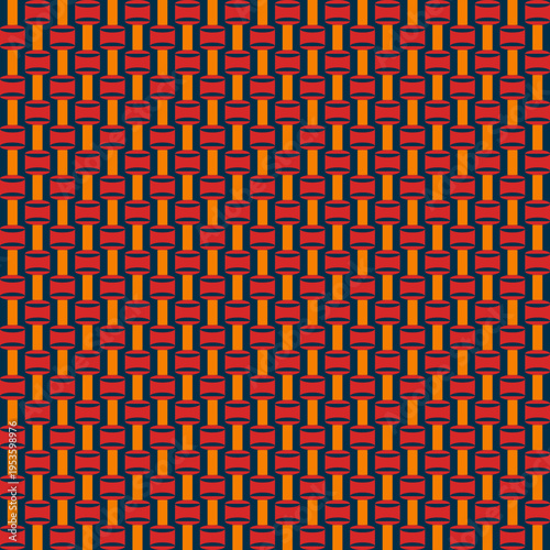 Abstract Retro Geometric Seamless Pattern vector background