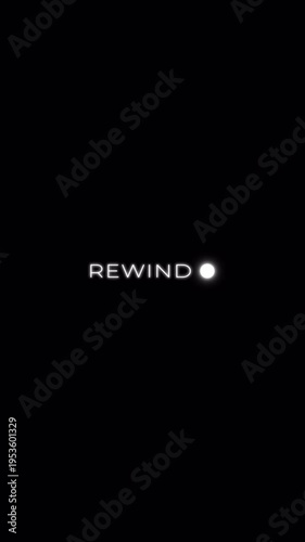 rewind button with alpha matte