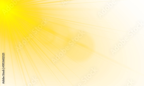 Radiant Christmas and New Year background with glowing golden rays, sparkling starlight, neon bokeh, blurred light, sun flare, and festive lens effects.