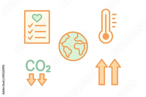 Environmental awareness encourages action to reduce carbon emissions and combat climate change effects
