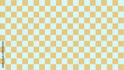 Checkerboard Pattern with Striped Squares vector background