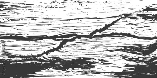 Abstract detailed close-up of aged wood, revealing intricate cracks and textures that tell a story of time and natural weathering.