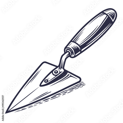 A trowel with a long handle