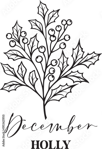 Birth Month Flowers Svg Png