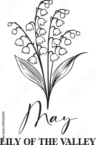 Birth Month Flowers Svg Png