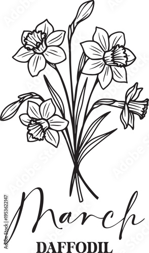 Birth Month Flowers Svg Png