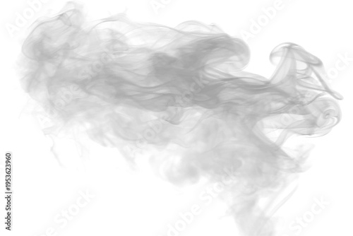 Soft smoke ribbon with flowing motion and transparent edges, suitable for elegant and modern layouts. vector