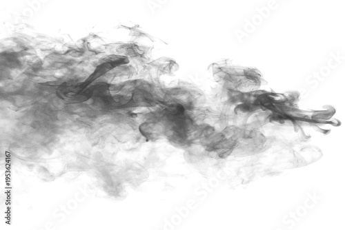 Soft drifting smoke with smooth gradients and transparent texture, perfect for atmospheric overlays and digital backgrounds. vector