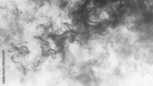 Volumetric smoke effect with soft gradients and realistic depth, perfect for high-quality visual compositions. vector