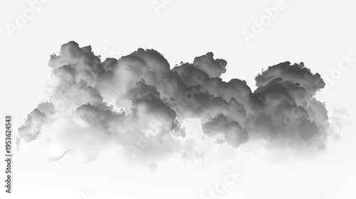Floating smoke effect with soft gradients and gentle motion, perfect for cinematic visuals and abstract backgrounds. vector