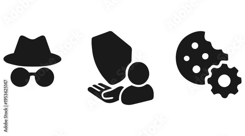 User Protection Security Shield Icon Vector