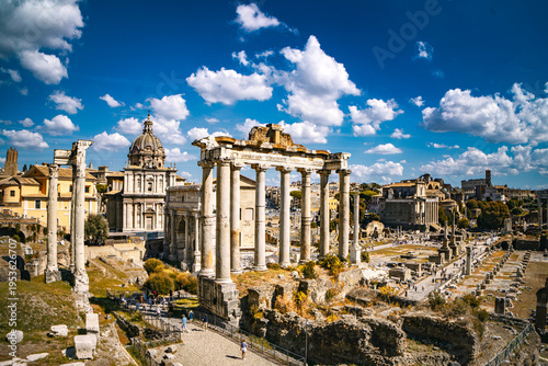 Canvas Print Das Forum Romanum in Rom