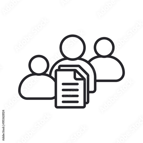 customer engagement icons outline and Flat Style,transparent background