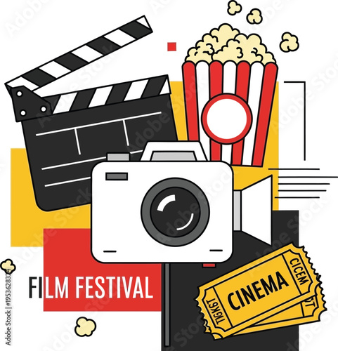 Film festival and cinema related objects
