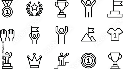 Black and white collection of various tools and equipment for construction and repair