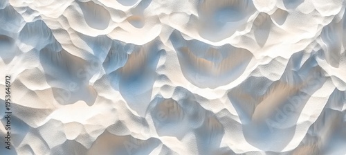 Tropical White Sand Texture with Clean and Seamless Design for Summer Beach Background and Decor