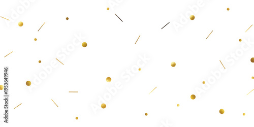 Abstract pattern of scattered golden circles and thin lines on a white background, minimalist design, modern art, geometric, decorative element, subtle texture, clean, simple, light brown, graphic, ba
