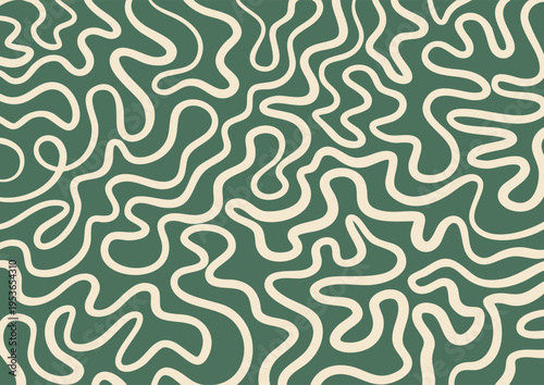 Abstract background with an organic line pattern design 