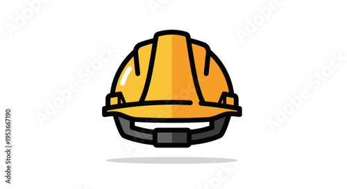 Yellow Hard Hat Safety Equipment.