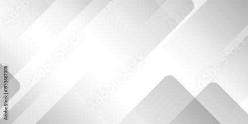 Abstract gradient gray geometric background suitable for websites, banners. White abstract template. Modern elegant white gray banner with creative design. Vector abstract graphic triangle.