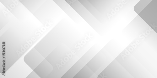 Abstract gradient gray geometric background suitable for websites, banners. White abstract template. Modern elegant white gray banner with creative design. Vector abstract graphic triangle.