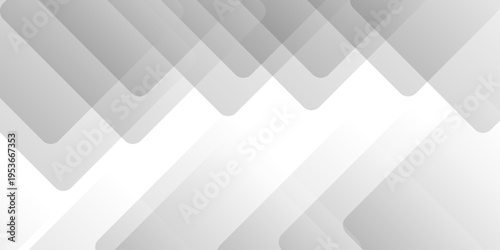 Abstract gradient gray geometric background suitable for websites, banners. White abstract template. Modern elegant white gray banner with creative design. Vector abstract graphic triangle.