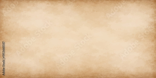 Vintage paper with rustic, aged texture and stained edges, perfect for adding an antique feel.