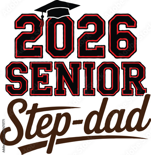 Graduation Celebration T-Shirt Design – Class of Year Typography