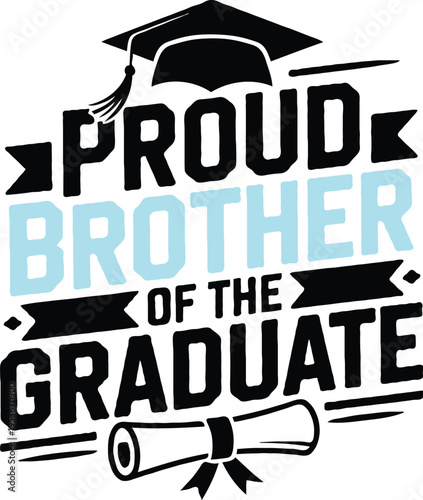 Graduation Celebration T-Shirt Design – Class of Year Typography