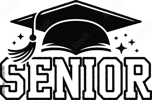 Graduation Celebration T-Shirt Design – Class of Year Typography