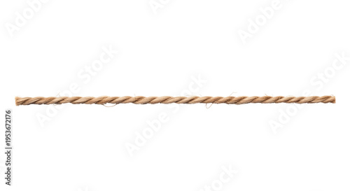 isolated rope in white background, high resolution and maximum details, in one line 