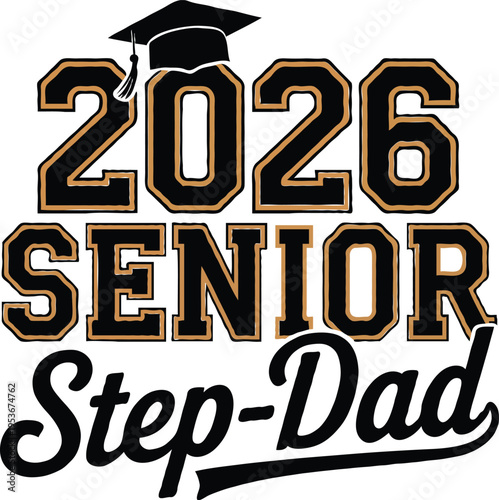 Graduation Celebration T-Shirt Design – Class of Year Typography