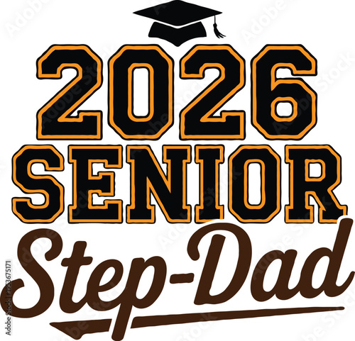 Graduation Celebration T-Shirt Design – Class of Year Typography