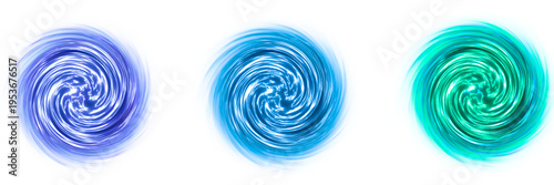 Neon LED Energy Portal Vortex Collection — Multi-Color Sci-Fi Portals, Transparent & White Background