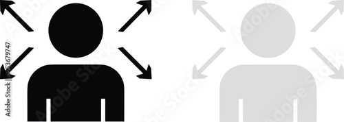 Global satellite communication vector icon set featuring line art, flat black silhouette, and colorful cartoon styles for worldwide network technology.