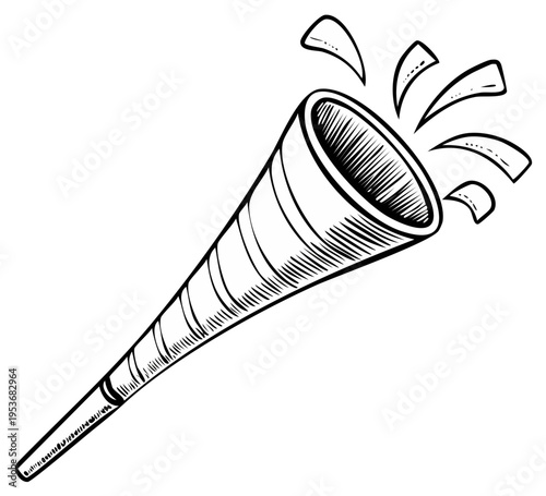 Loud Musical Instrument Blast Sound Noise Celebration Party Horn Blowing