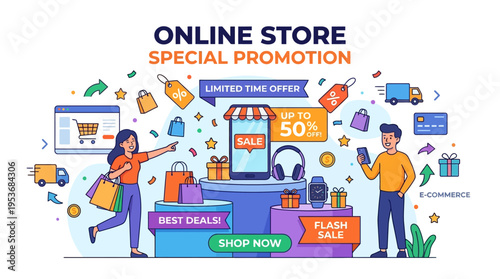 Online Store Special Promotion Banner