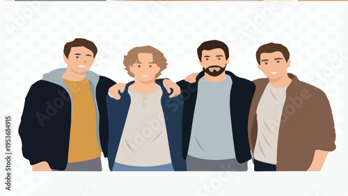 group of business people standing