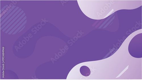 Abstract purple background with flowing shapes and gradients