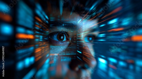 Wallpaper Mural Glitch in the System: Surreal Online Fraud Prevention Hacking Tool Torontodigital.ca