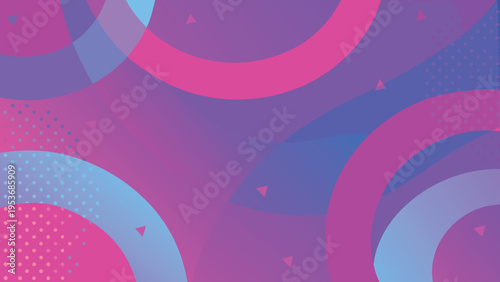 Abstract geometric background with overlapping shapes and vibrant colors