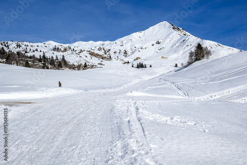 Piani di Artavaggio, inverno con neve, Lecco