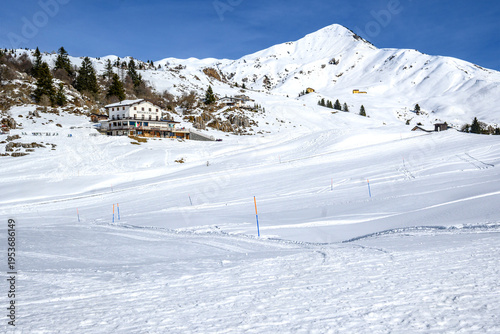 Piani di Artavaggio, inverno con neve, Lecco