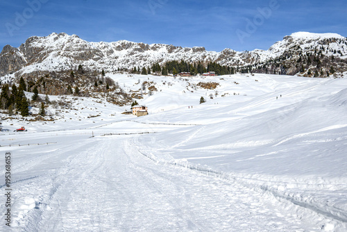 Piani di Artavaggio, inverno con neve, Lecco