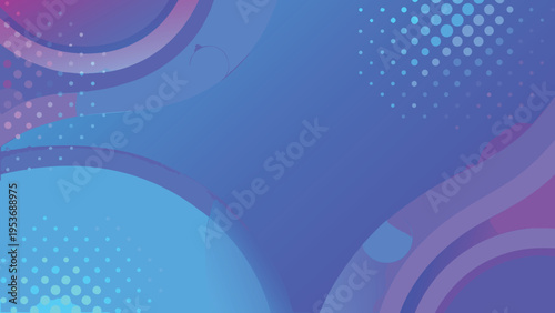 Abstract blue and purple background with dynamic wave patterns