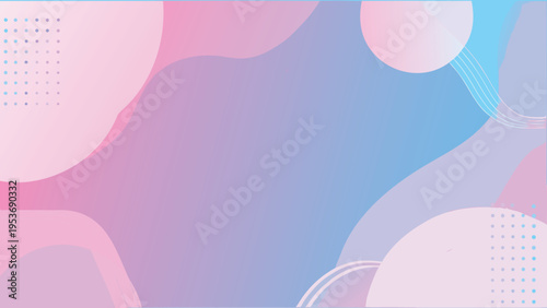 Abstract pastel background with flowing shapes and soft color gradients
