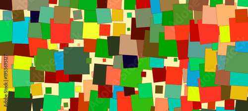 abstract background with colorful squares