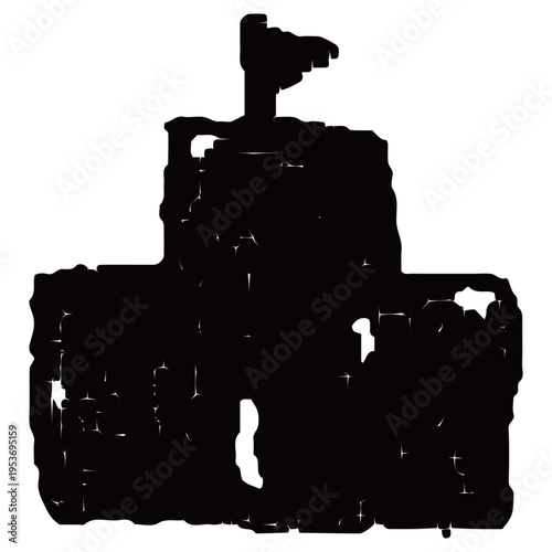 幼稚園の建物・ホームアイコン 幼稚園HPのためのベクターラインアイコン