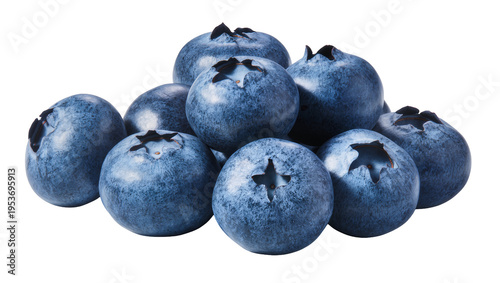 Canvastavla A pile of fresh, ripe blueberries, a healthy and delicious superfood, perfectly